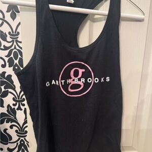 Black Garth Brooks Tank Top